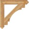 Ekena Millwork Merced Arts & Crafts Rough Sawn Bracket, Western Red Cedar, 6"W x 42"D x 42"H BKT06X42X42MRC03RWR - alternate 3